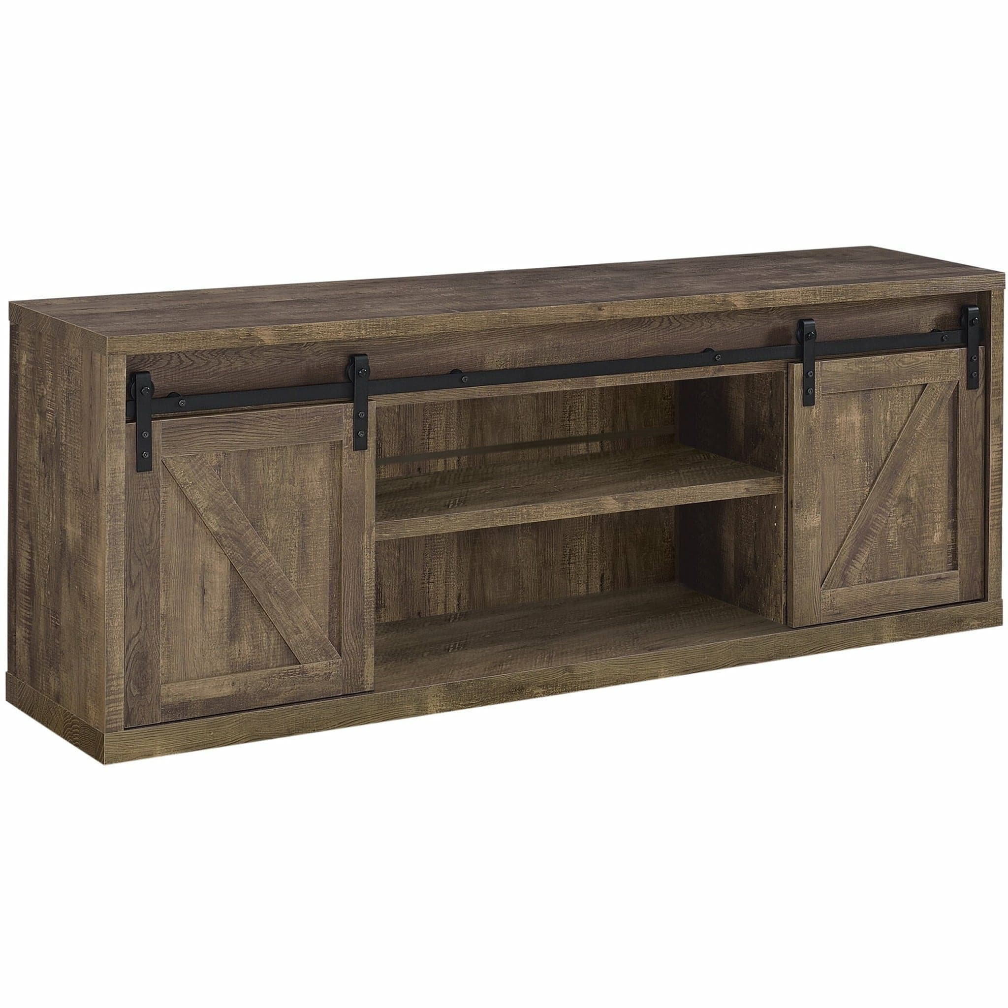 Barndoor Sliding TV Stand - HER Home Design Boutique